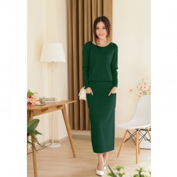 2014-new-spring-and-autumn-female-round-neck-floor-length-cashmere-sweater-one-piece-dress-casual1