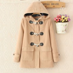 2015-The-New-Fashion-Autumn-And-Winter-Women-s-Large-Size-Thick-Casual-Horn-Button-Hooded-1