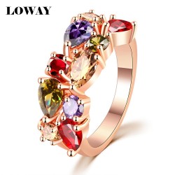 LOWAY-Fashion-Multicolor-Rings-Women-Anillos-Cubic-Zirconia-18K-Rose-Gold-Plated-Wedding-Finger-Ring-Fine-1