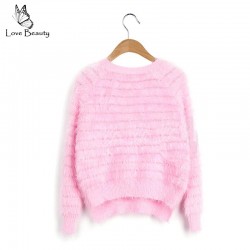 New-2015-Winter-Free-Shipping-8-Colors-Crew-Neck-Warm-Winter-Women-Mohair-Sweater-Pullover-Solid-1