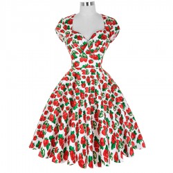 Summer-dress-2016-vintage-Rockabilly-dresses-jurken-60s-50s-Vintage-Big-Swing-floral-Pinup-short-long-1