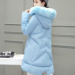 2016-Five-Color-Plus-Size-Korea-Fashion-Female-Outwear-Thick-Warm-Parka-Fur-Hooded-Down-Cotton-1