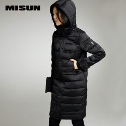 MISUN-2016-winter-coat-women-removable-cap-slim-zipper-medium-long-brief-long-sleeve-pocket-jacket-1