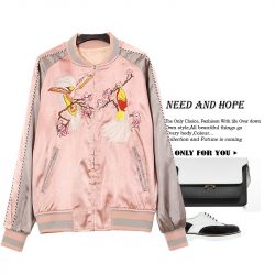XITAO-NEW-autumn-women-s-casual-style-slimming-form-full-regular-sleeve-stand-collar-embroidery-1
