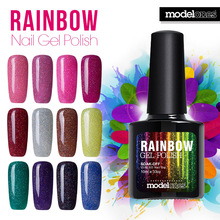 Rainbow Nail Gel Polish Neon
